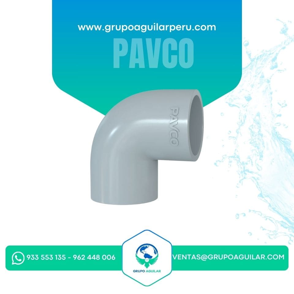 Codo 90° sin Rosca Agua PAVCO – Grupo Aguilar
